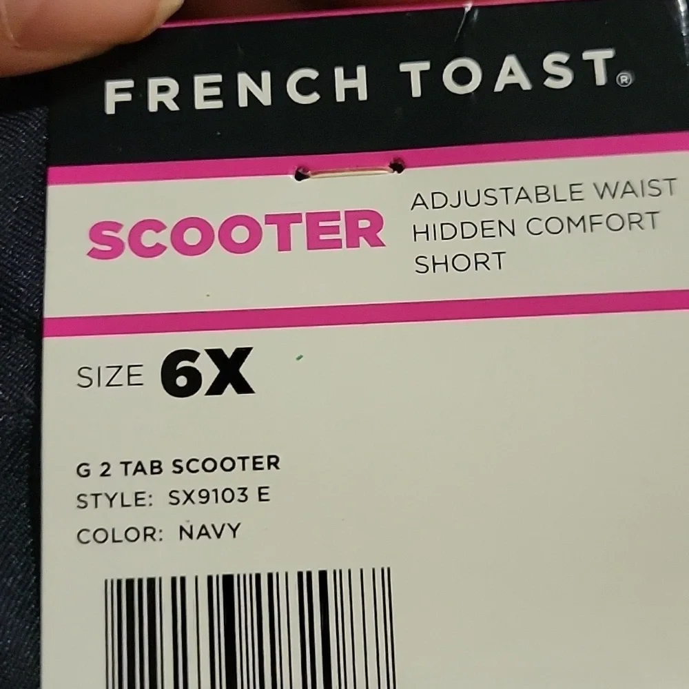 Uniform Skirt Skort Skooter French Toast Two-Tab 6X NWT Navy Blue Little Girls